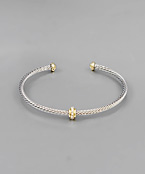 Crystal Ring 3mm Cable Cuff