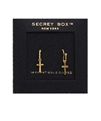  Mini Cross Drop Earrings