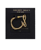  Textured Twist Hoops