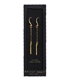  Chain Bar Drop Earrings