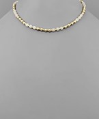  Ball & Square Bead Choker 