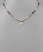  Smile Charm Beads Choker