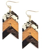  Animal Print Arrow Earrings