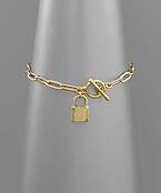  Lock & Chain Necklace