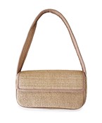  Rattan Square Shoulder Bag