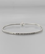  Breast Cancer Encouragement Bangles