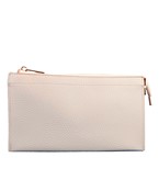  Solid Color 3 Compartment Crossbody