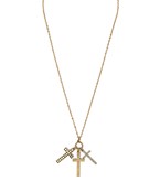  Triple Cross Necklace