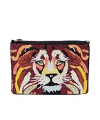  Beaded Tiger Clutch