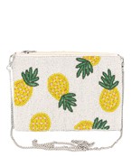  Beaded Pineapple Clutch Bag