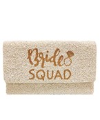  BRIDE SQUAD Beaded Clutch
