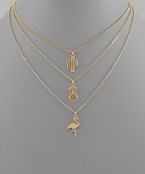  Tropical Necklace Set