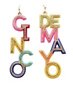  CINCO DE MAYO Glitter Earrings