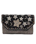  Beaded Star & Moon Clutch