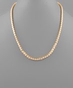  CZ 5mm Tennis Necklace