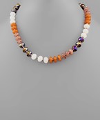  Glass Stone Necklace