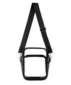  Front Pocket Rectangle Clear Crossbody