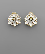  Marquise Flower Earrings