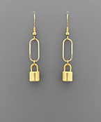  Lock & Link Earrings