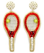  Tennis Racket Earrings