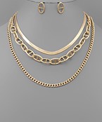  3 Layer Chain Necklace