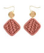  Square Clay Earrings