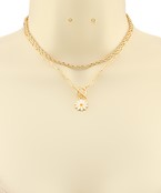  Epoxy Daisy 2 Layer Choker