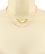  Disco Ball 2 Layer Chain Choker