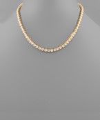  CZ 5mm Tennis Necklace