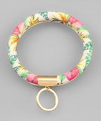  Flower & Tropical Key Ring Bracelet