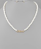  MOM Pearl Necklace