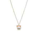  Cat Pearl Pendant Necklace