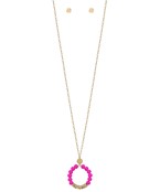  Ball & Disk Ring Necklace