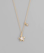 Turtle Charm Necklace
