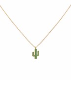  Cactus Charm Necklace