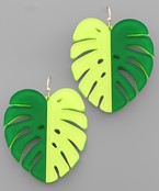  Leaf Acrylic Earrings