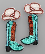  BRIDE TO BE Boots Earrings