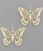  Butterfly Filigree Earrings