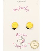  Epoxy Sun Kids Earrings