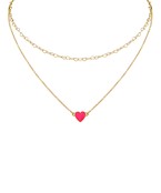  Heart Charm Necklace