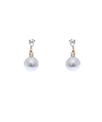  T-Drop Pearl Earrings