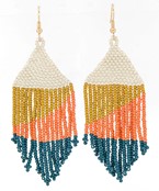  Beaded Tassel Earrings