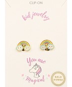  Epoxy Rainbow Kids Earrings