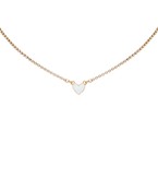  Crystal Chain Heart Necklace