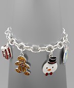  Christmas Charm Chain Bracelet