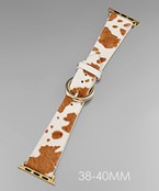  Cowhide Smartwatch Band