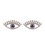  Crystal Evil Eye Earrings