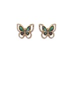  Abalone Butterfly Earrings