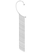  Crystal Tassel Ear Cuff