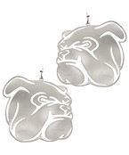  Filigree Bulldog Side Earrings